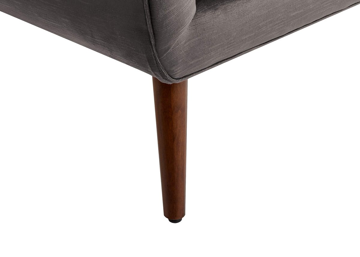 Amazon Brand – Rivet Theresa Modern Upholstered Accent Chair, 30"W, Charcoal