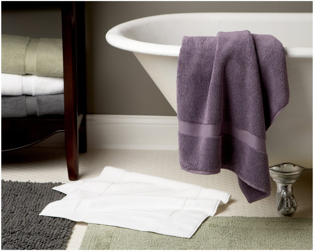 Pinzon Luxury Reversible 17-By-24-Inch Bath Rug, Spice