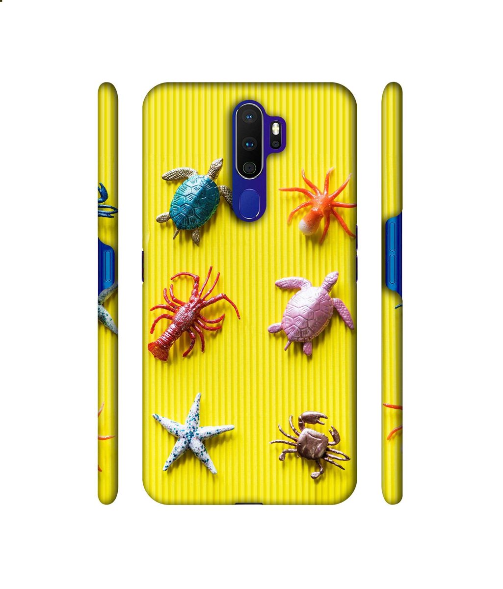 Amazon Brand - Solimo Designer Sea Animals 3D Printed Hard Back Case Mobile Cover for Oppo A9 (2020)