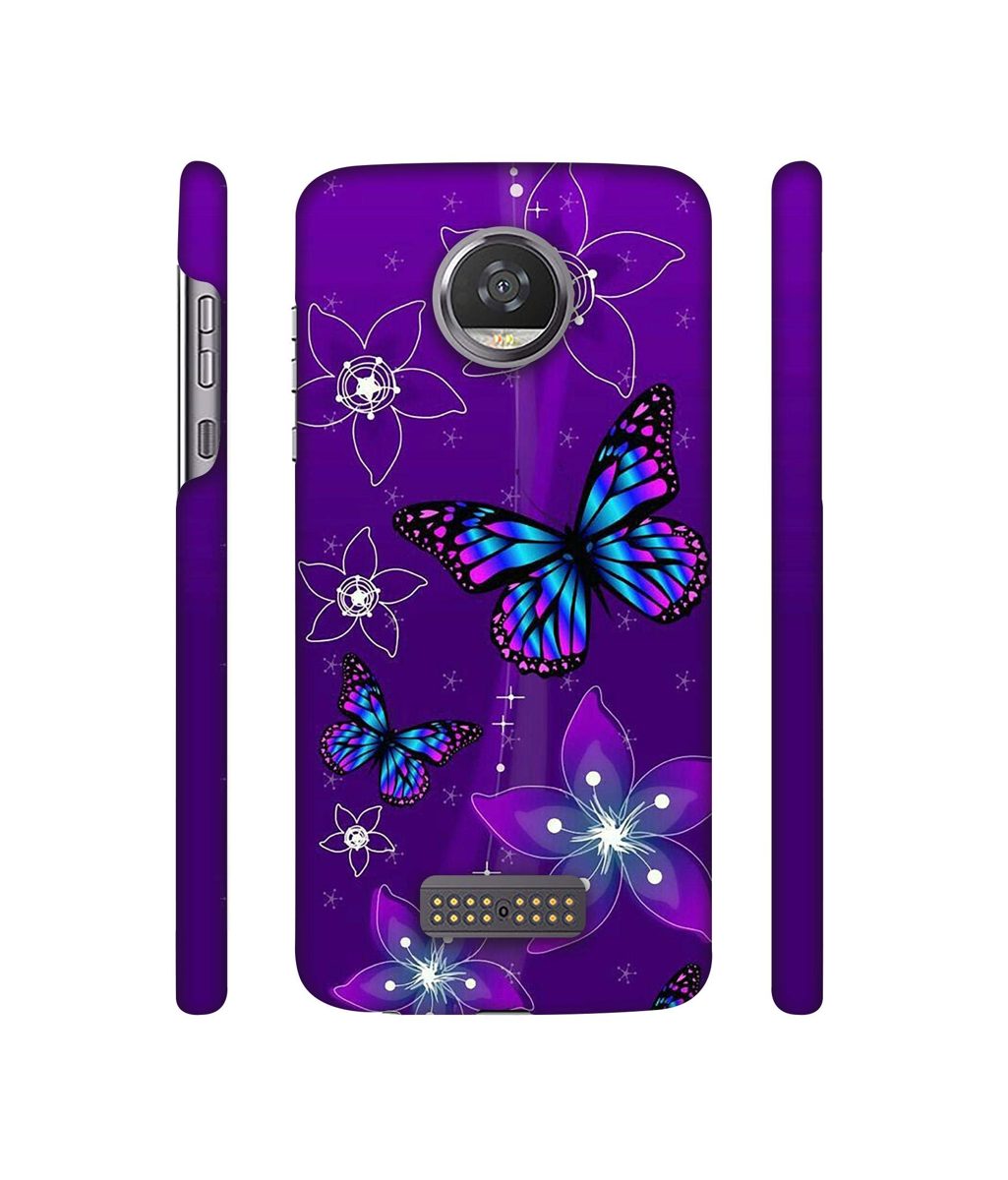 Amazon Brand - Solimo Designer Butterflies 3D Printed Hard Back Case Mobile Cover for Moto Z2 Play