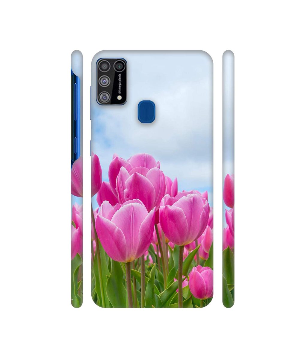 Amazon Brand - Solimo Designer Pink Lily 3D Printed Hard Back Case Mobile Cover for Samsung Galaxy M31