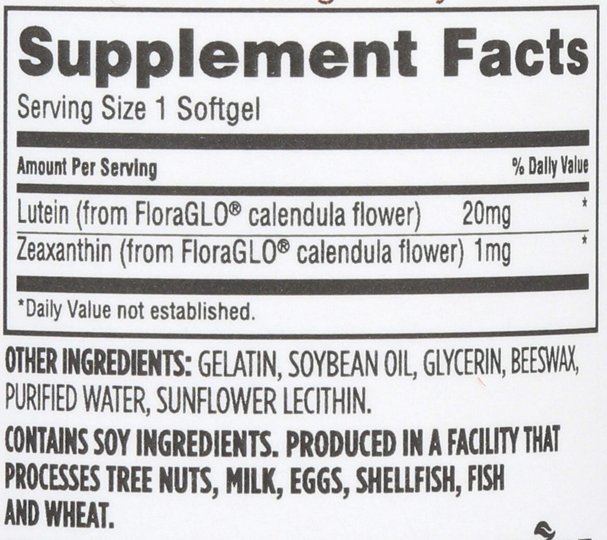 WHOLE FOODS MARKET Lutein With Zeaxanthin, 60 CT