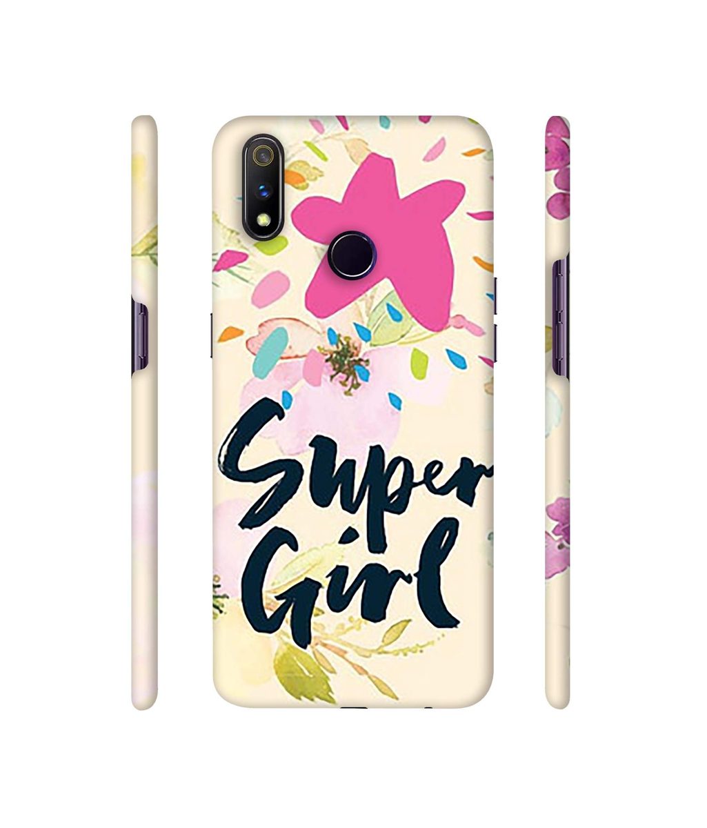 Amazon Brand - Solimo Designer Super Girl 3D Printed Hard Back Case Mobile Cover for Realme 3 Pro