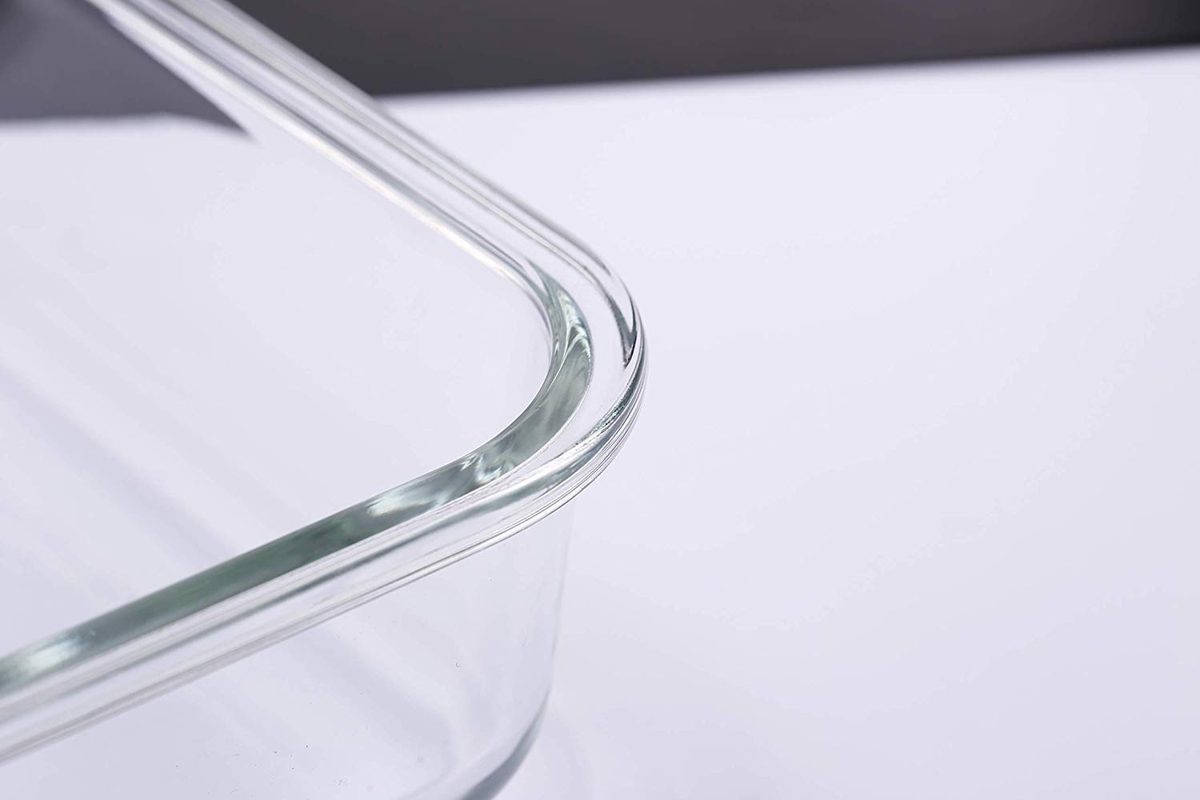 Umi. by Amazon 5 Piece Glass Container Food Storage Set with Lids