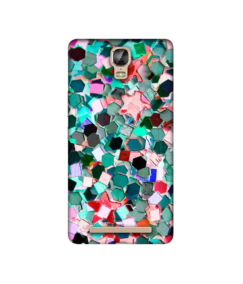 Amazon Brand - Solimo Designer Multicolor Stone 3D Printed Hard Back Case Mobile Cover for Gionee Marathon M5 Plus