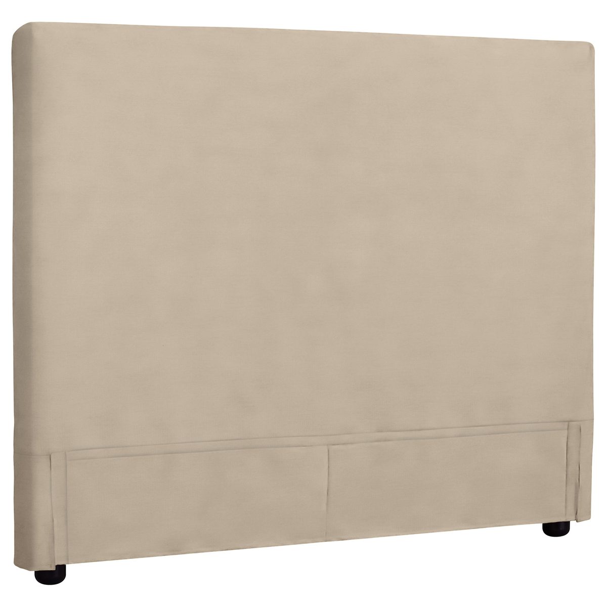 Stone & Beam Katama Slipcover King Headboard, 83"W, Spinnsol Cocoa