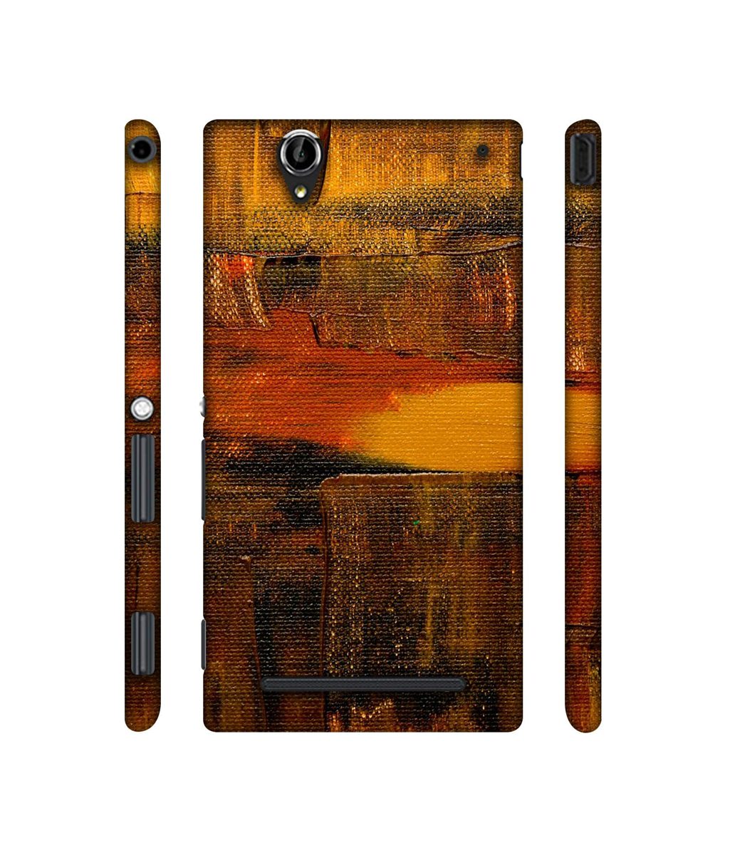 Amazon Brand - Solimo Designer Brown Shade Mashup 3D Printed Hard Back Case Mobile Cover for Sony Xperia T2 Ultra