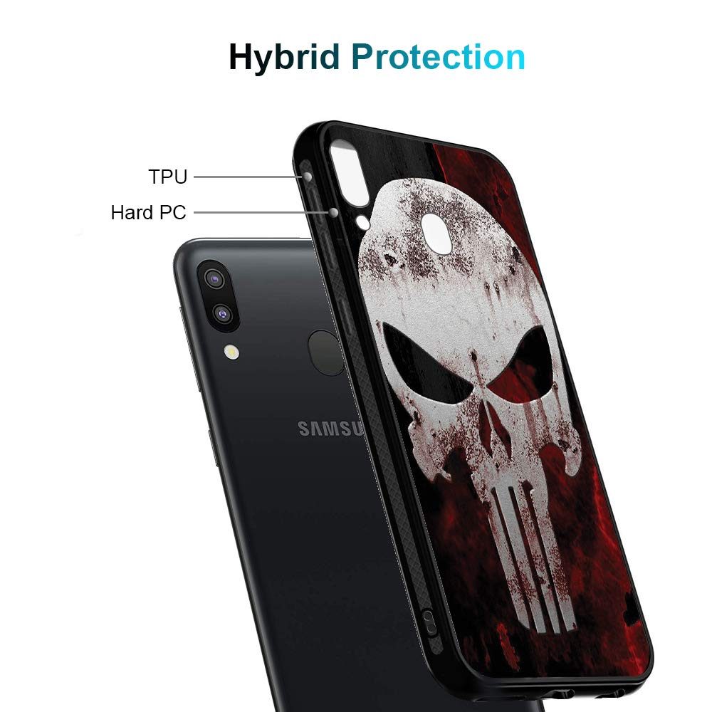 Amazon Brand - Solimo Designer Skull Printed Hard Back Case Mobile Cover for Samsung Galaxy M20 (D1158)