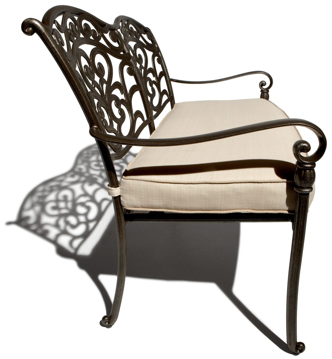Strathwood St. Thomas Aluminium 2 Seater Love Seat with Seat Cushion