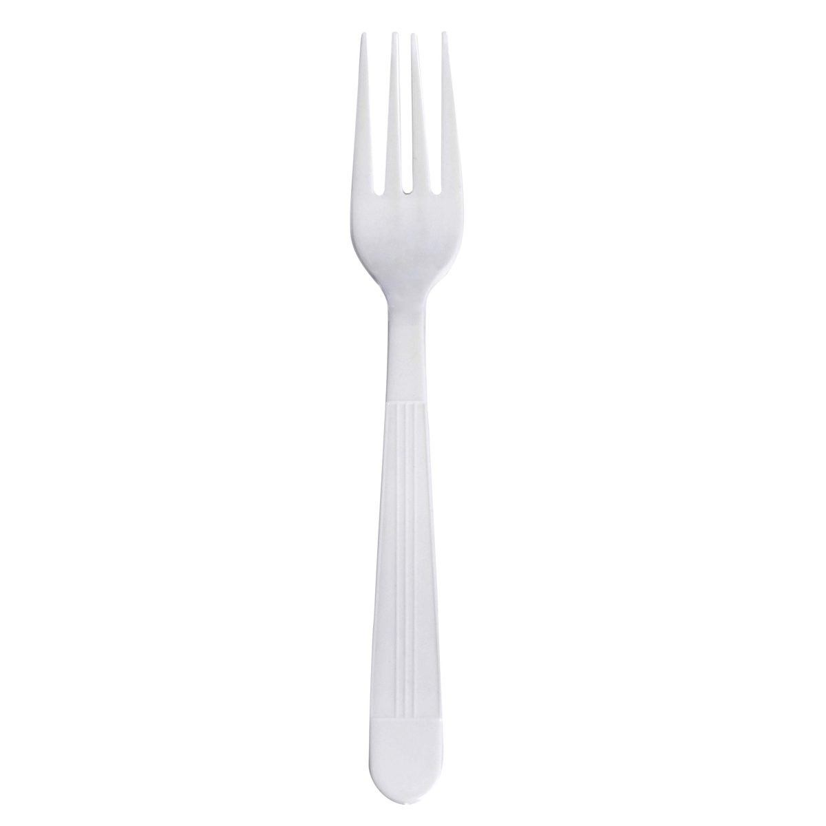 AmazonBasics Heavy-Weight Plastic Forks, White, 250-Pack