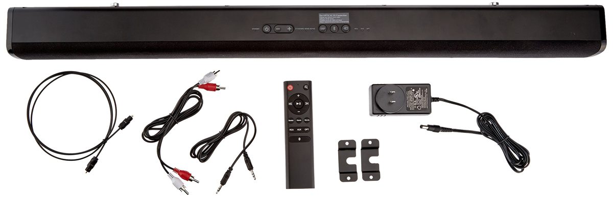 AmazonBasics 2.0 Channel Bluetooth Sound Bar
