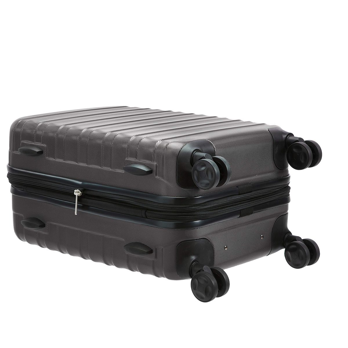 AmazonBasics Hardside Suitcase - 20-Inch, Grey
