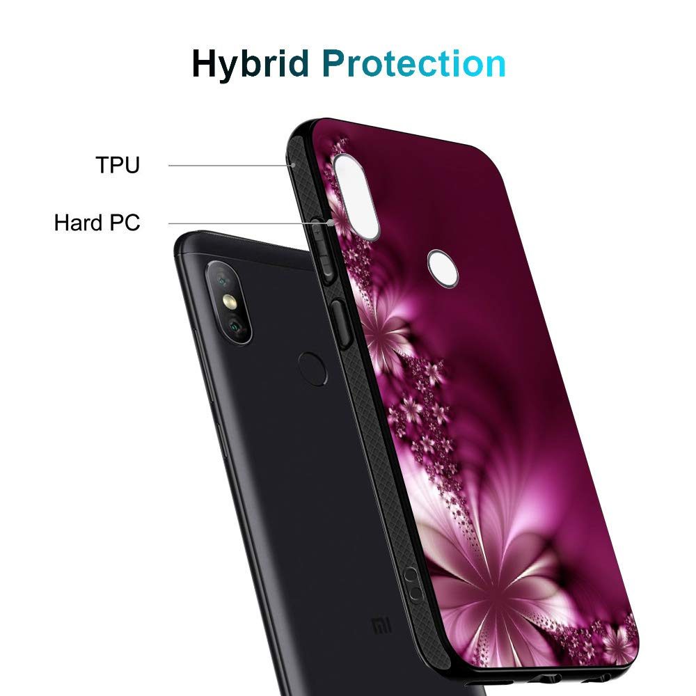 Amazon Brand - Solimo Designer Floral Printed Hard Back Case Mobile Cover for Xiaomi Redmi 6 Pro (D1159)