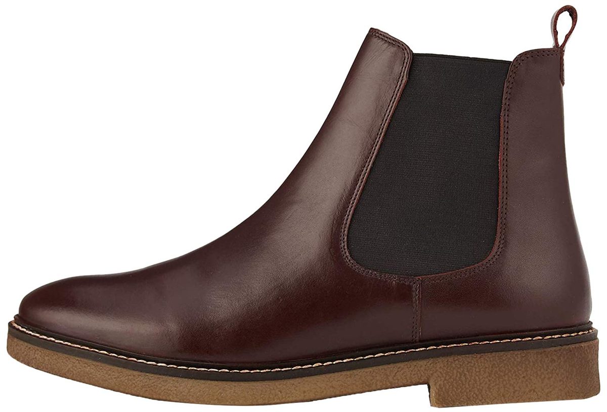 Amazon Brand - find. Women's Chelsea Boots, Red Plum), US 7.5