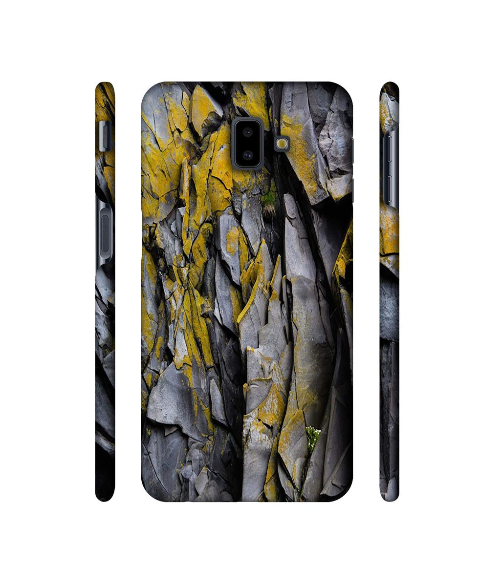 Amazon Brand - Solimo Designer Rock Texture 3D Printed Hard Back Case Mobile Cover for Samsung Galaxy J6 Plus