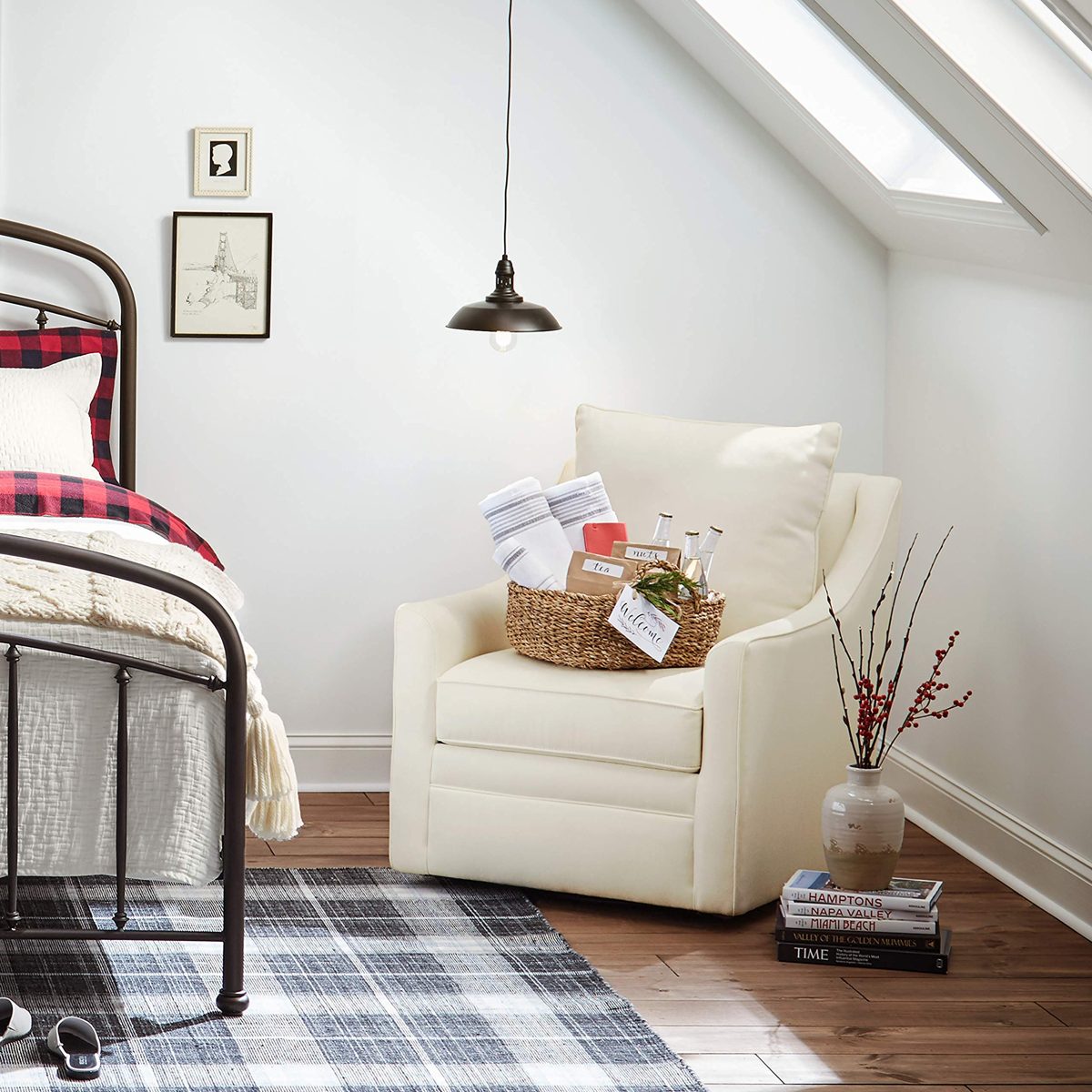 Stone & Beam Casual Plaid Area Rug