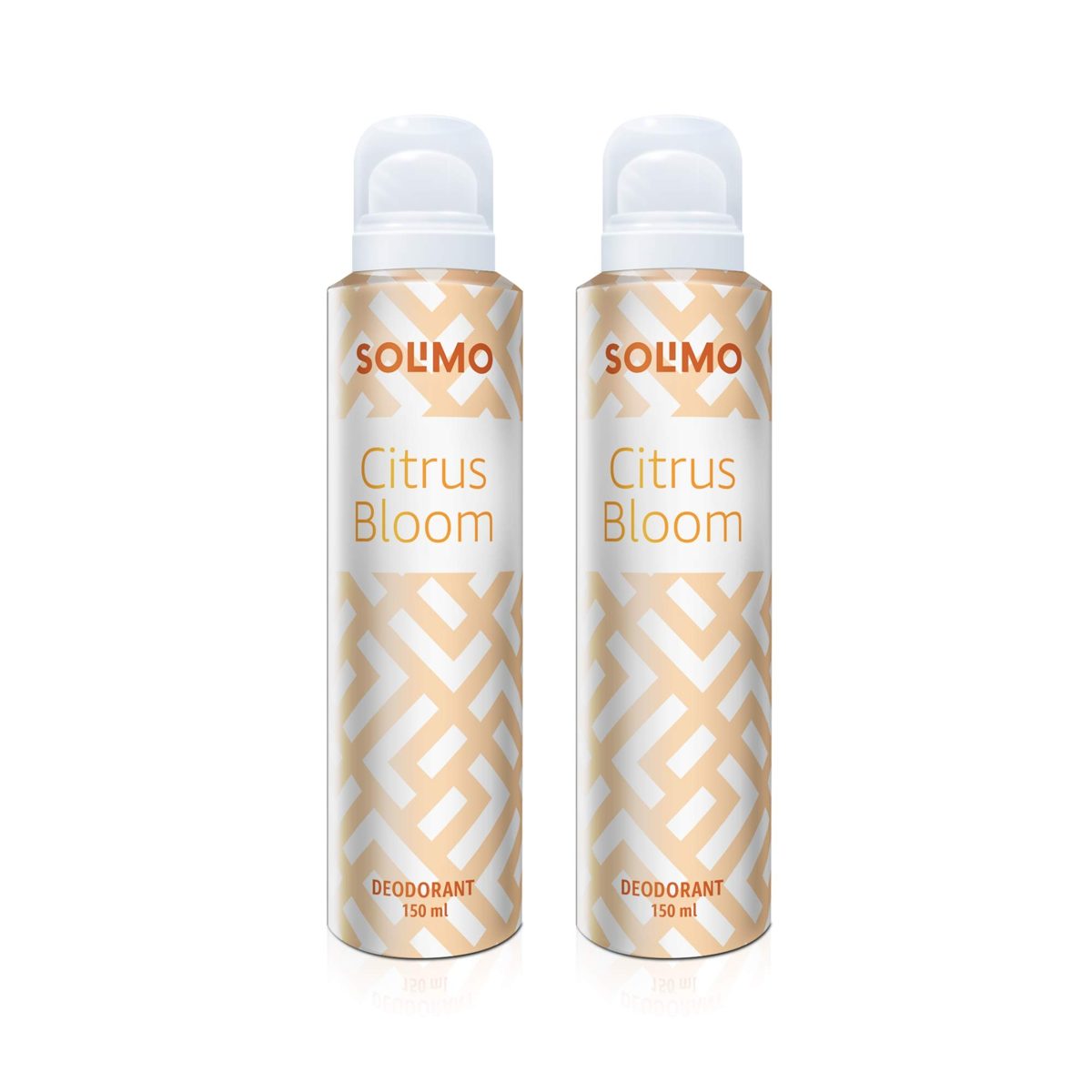 Amazon Brand - Solimo Citrus Bloom Gas Deodorant for Women - Pack of 2
