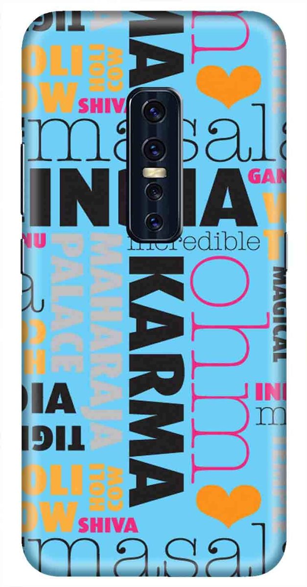 Amazon Brand - Solimo Designer Indian Theme Design 3D Printed Hard Back Case Mobile Cover for Vivo V17 Pro