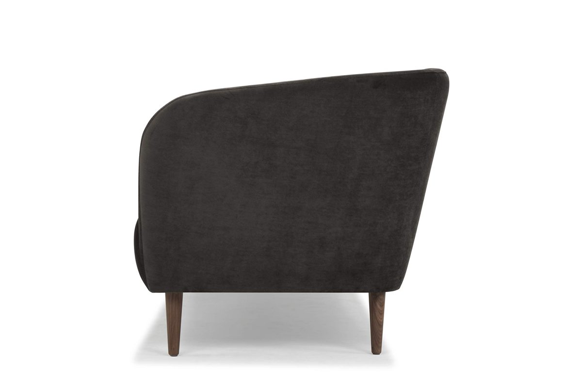 Amazon Brand - Movian Ackan 3-Seater Upholstered Sofa, 209 x 87 x 80 cm, Stain-Resistant Polyester, Dark Brown