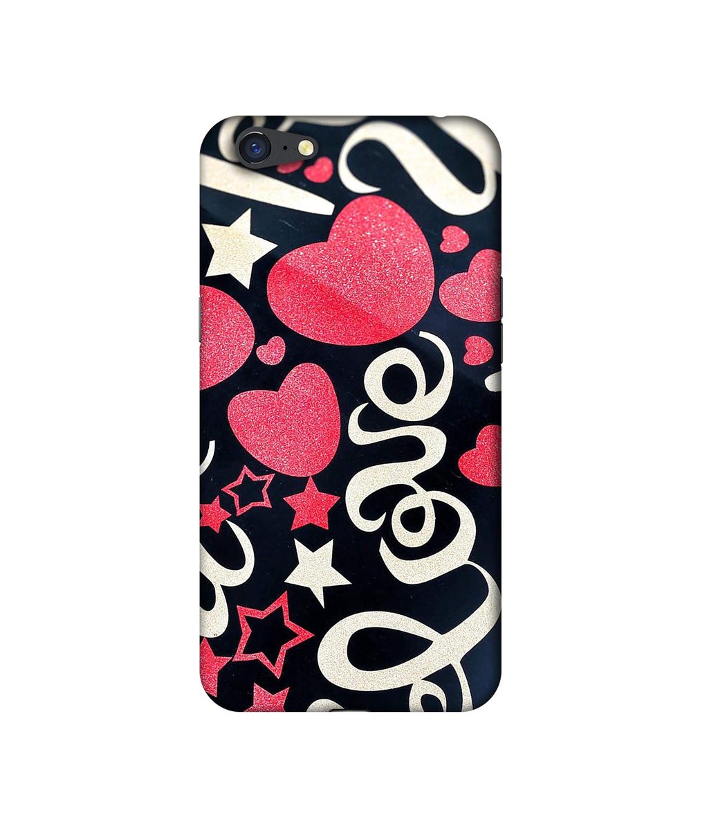 Amazon Brand - Solimo Designer Love You 3D Printed Hard Back Case Mobile Cover for Oppo A71