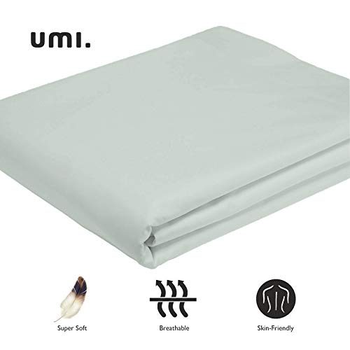 UMI 100% Cotton Plain Sateen Quality Flat Sheet