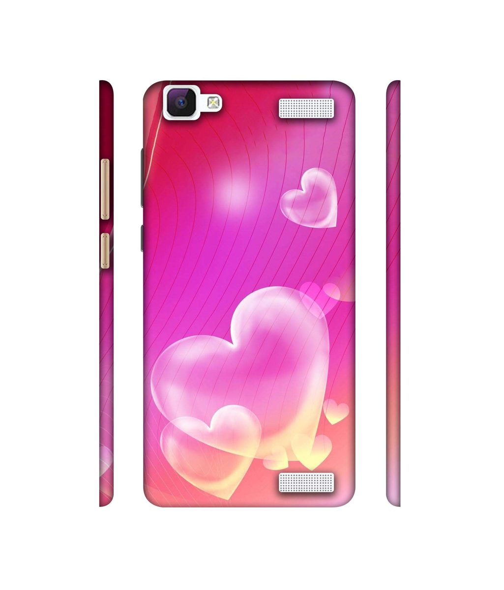 Amazon Brand - Solimo Designer Heart Abstract 3D Printed Hard Back Case Mobile Cover for Vivo V1 Max