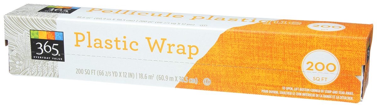 365 Everyday Value, Plastic Wrap, 200 sq ft