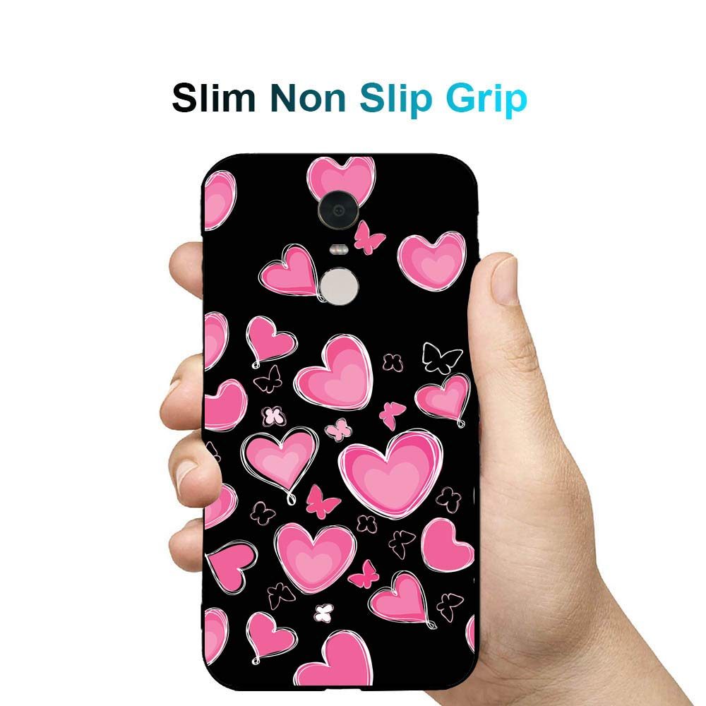 Amazon Brand - Solimo Designer Hearts Printed Hard Back Case Mobile Cover for Xiaomi Redmi Note 5 (D246)