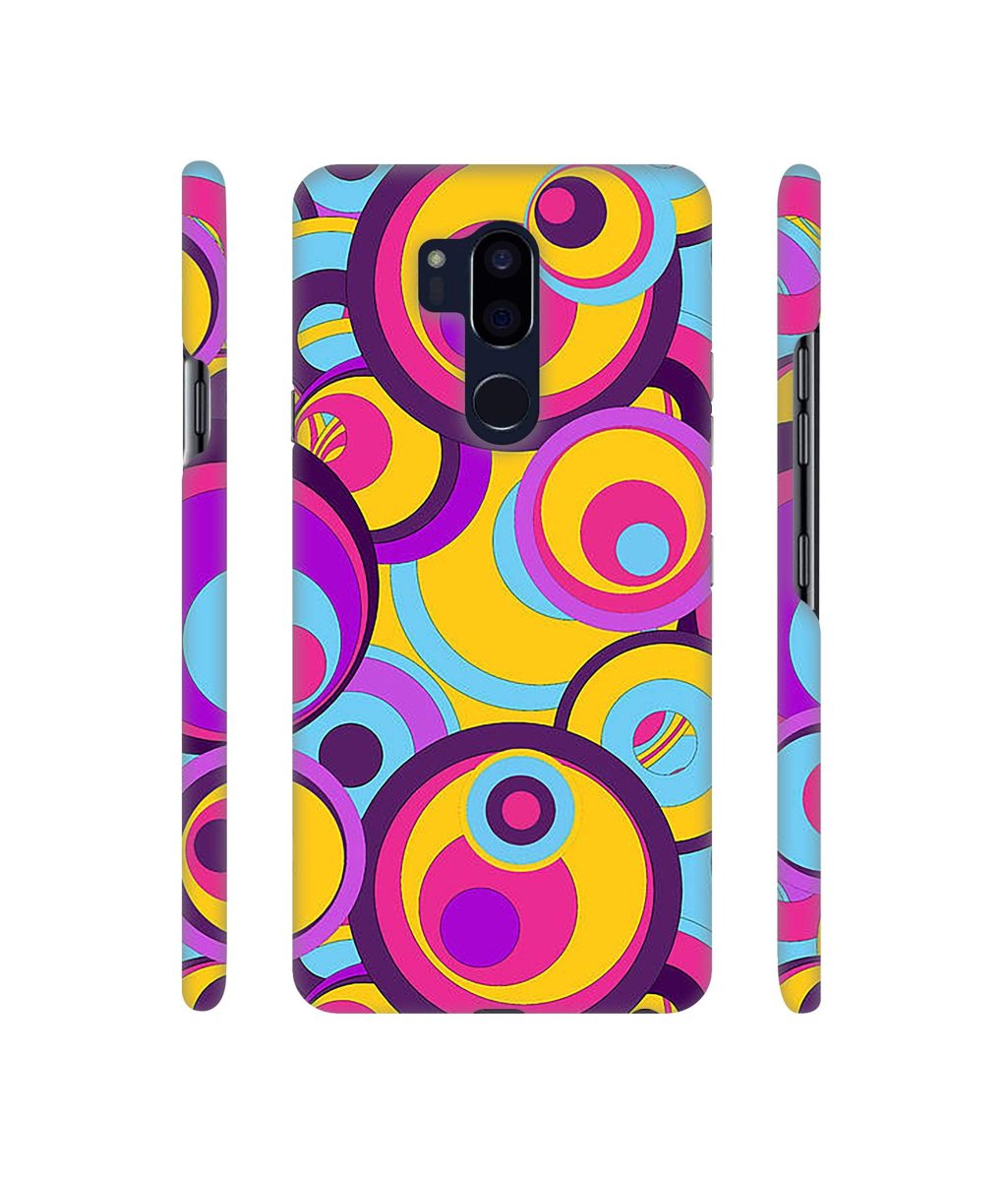 Amazon Brand - Solimo Designer Multicolor Circle 3D Printed Hard Back Case Mobile Cover for LG G7 ThinQ