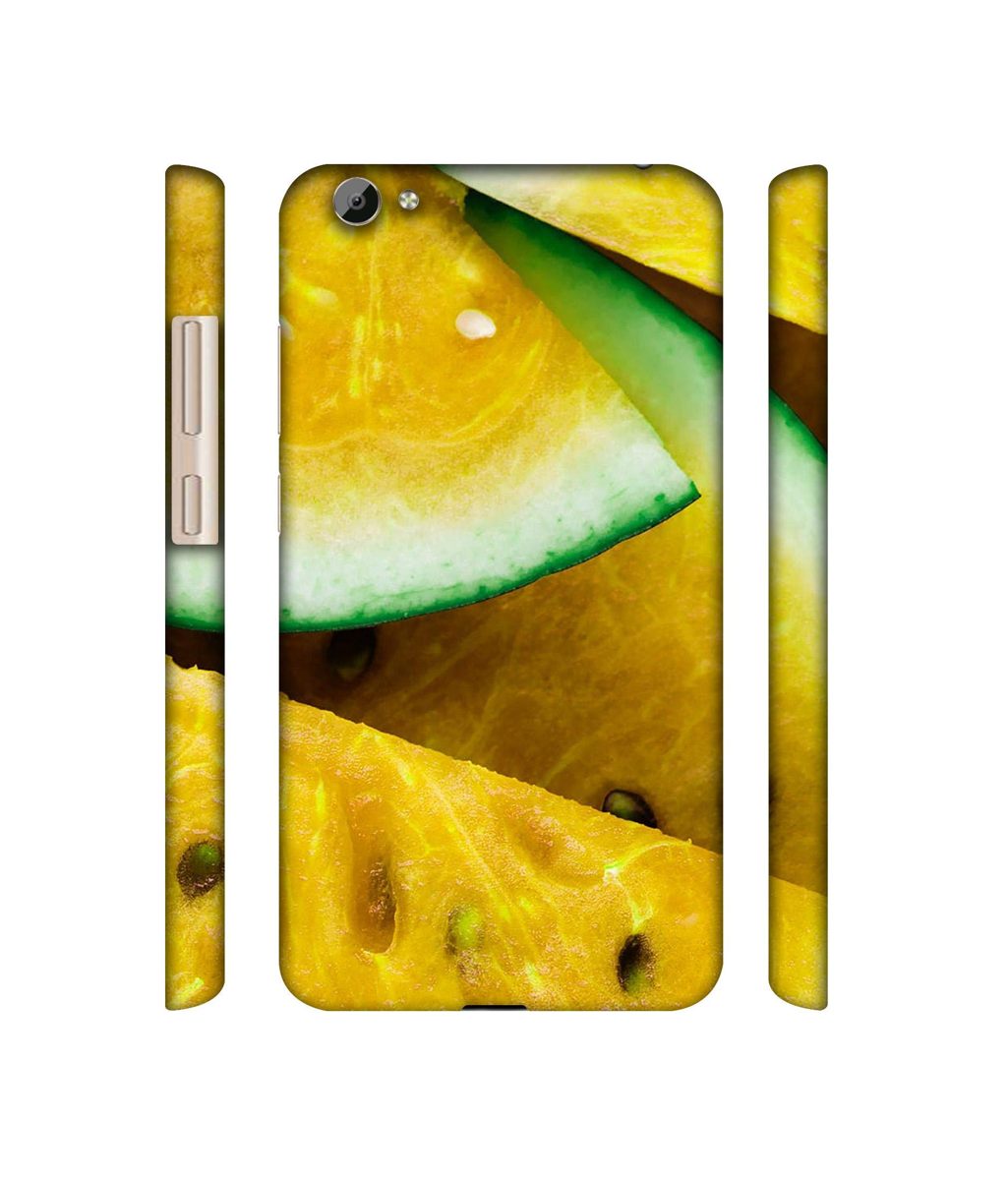 Amazon Brand - Solimo Designer Yellow Watermelon 3D Printed Hard Back Case Mobile Cover for Vivo Y66