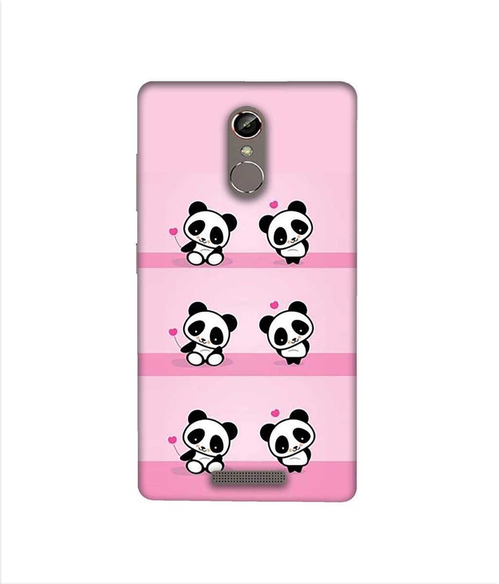 Amazon Brand - Solimo Designer Panda Pattern 3D Printed Hard Back Case Mobile Cover for Gionee S6s