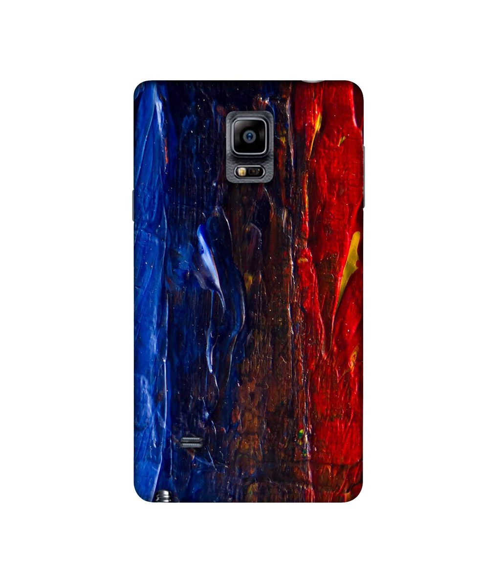 Amazon Brand - Solimo Designer Red Paint On Wall 3D Printed Hard Back Case Mobile Cover for Samsung Galaxy Note 4