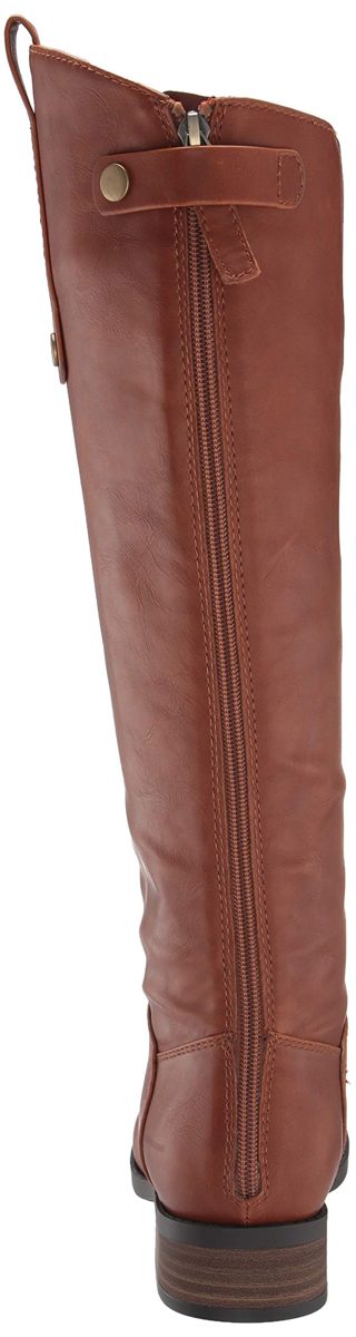 Amazon Essentials Women's Riding Boot, Cognac, 9 Wide Calf B US