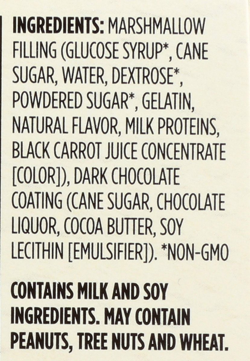 WHOLE FOODS MARKET Dark Chocolate Covered Violet Marshmallows, 7 OZ