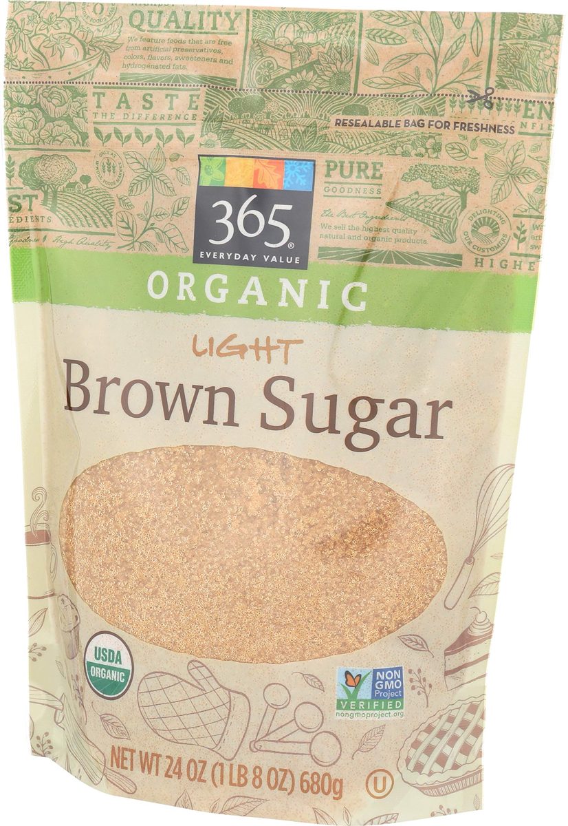 365 Everyday Value, Organic Light Brown Sugar , 24 oz