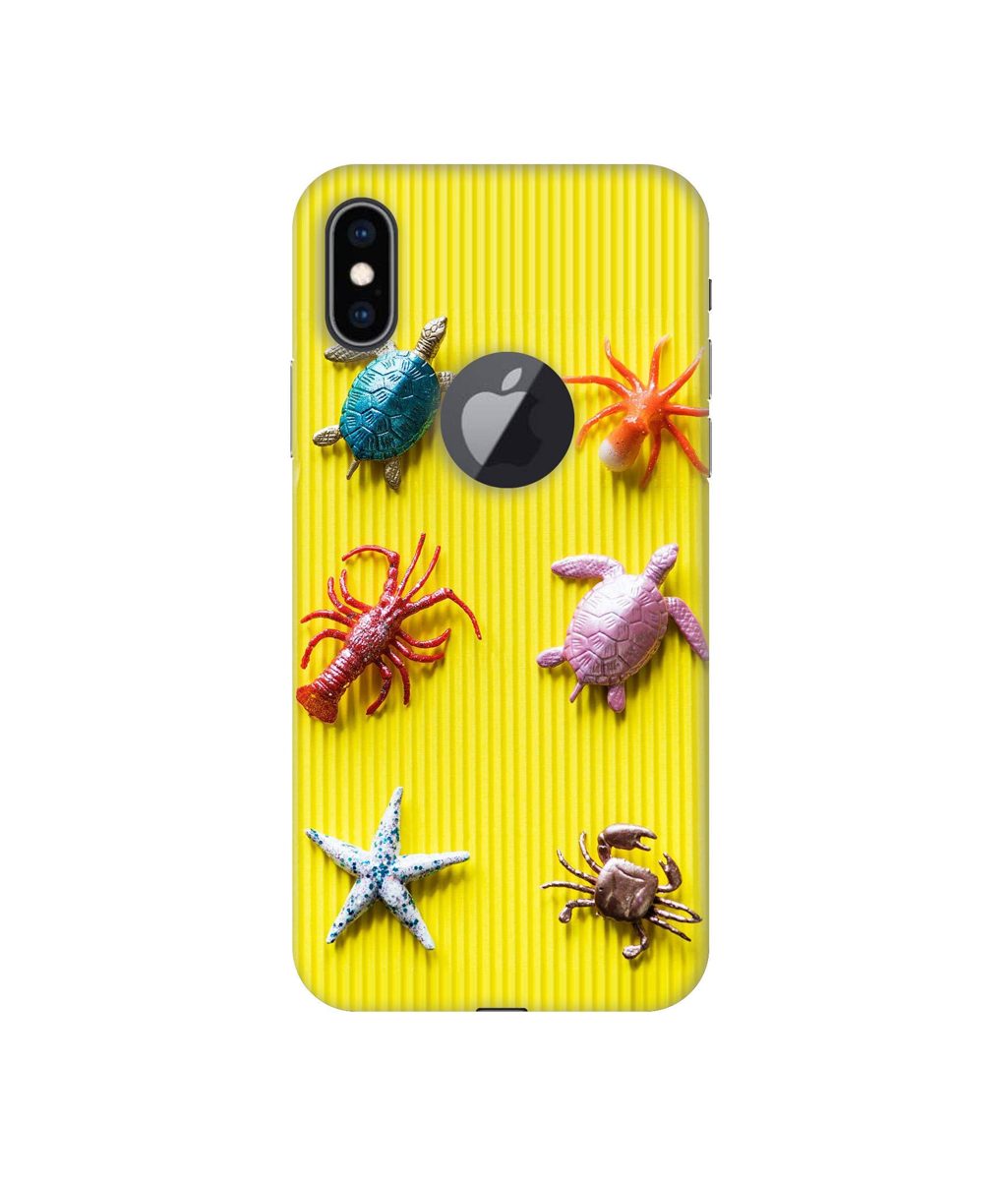Amazon Brand - Solimo Designer Sea Animals 3D Printed Hard Back Case Mobile Cover for Apple iPhone Xs Max (Logo Cut)