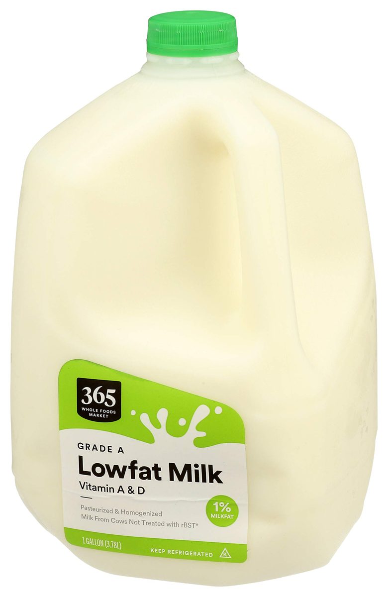 365 EVERYDAY VALUE Lowfat 1% Milk, 128 FZ