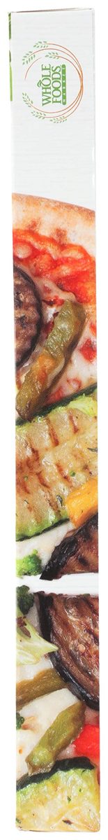 Whole Foods Market, Marinated Grilled Vegetables on Wheat Flour Crust Wood-Fired Pizza, 13.4 oz, (Frozen)
