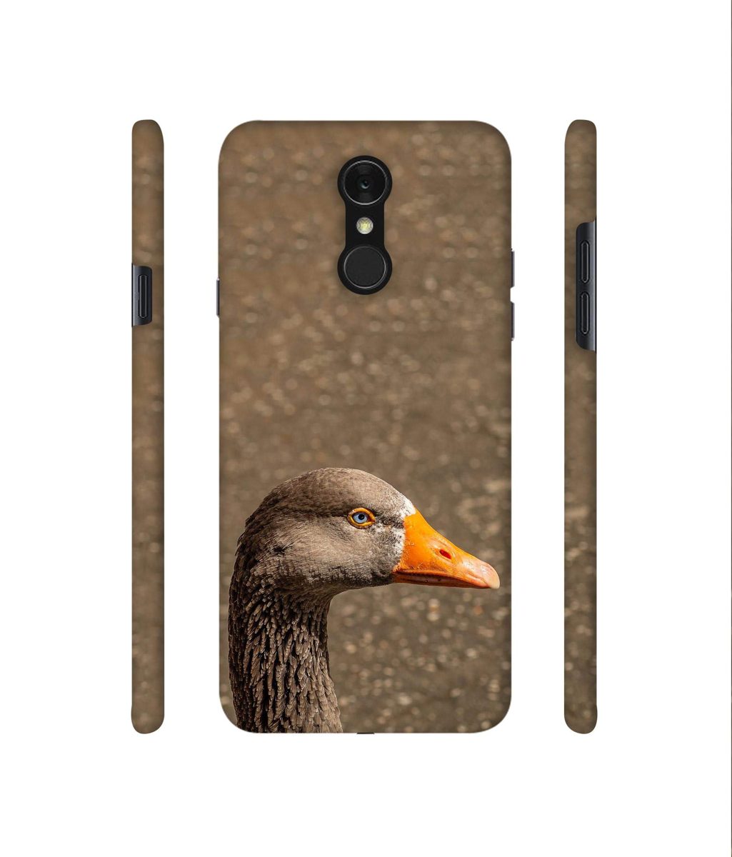 Amazon Brand - Solimo Designer Duck Face 3D Printed Hard Back Case Mobile Cover for LG Q7
