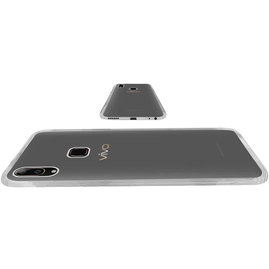 Amazon Brand - Solimo Soft & Flexible Back Phone Case for Vivo V9 Pro (Transparent)