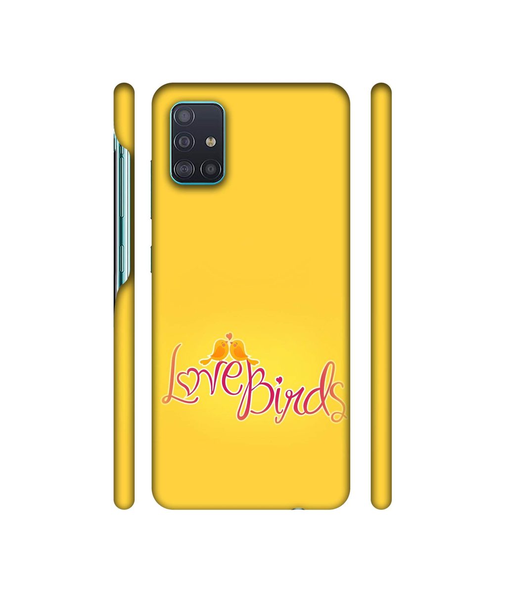 Amazon Brand - Solimo Designer Love Birds 3D Printed Hard Back Case Mobile Cover for Samsung Galaxy A71