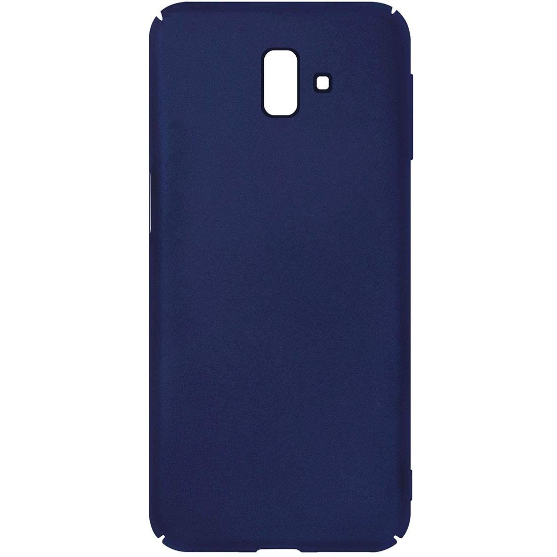 Amazon Brand - Solimo Mobile Cover (Hard Back & Slim) for Samsung Galaxy J6 Plus (Blue)