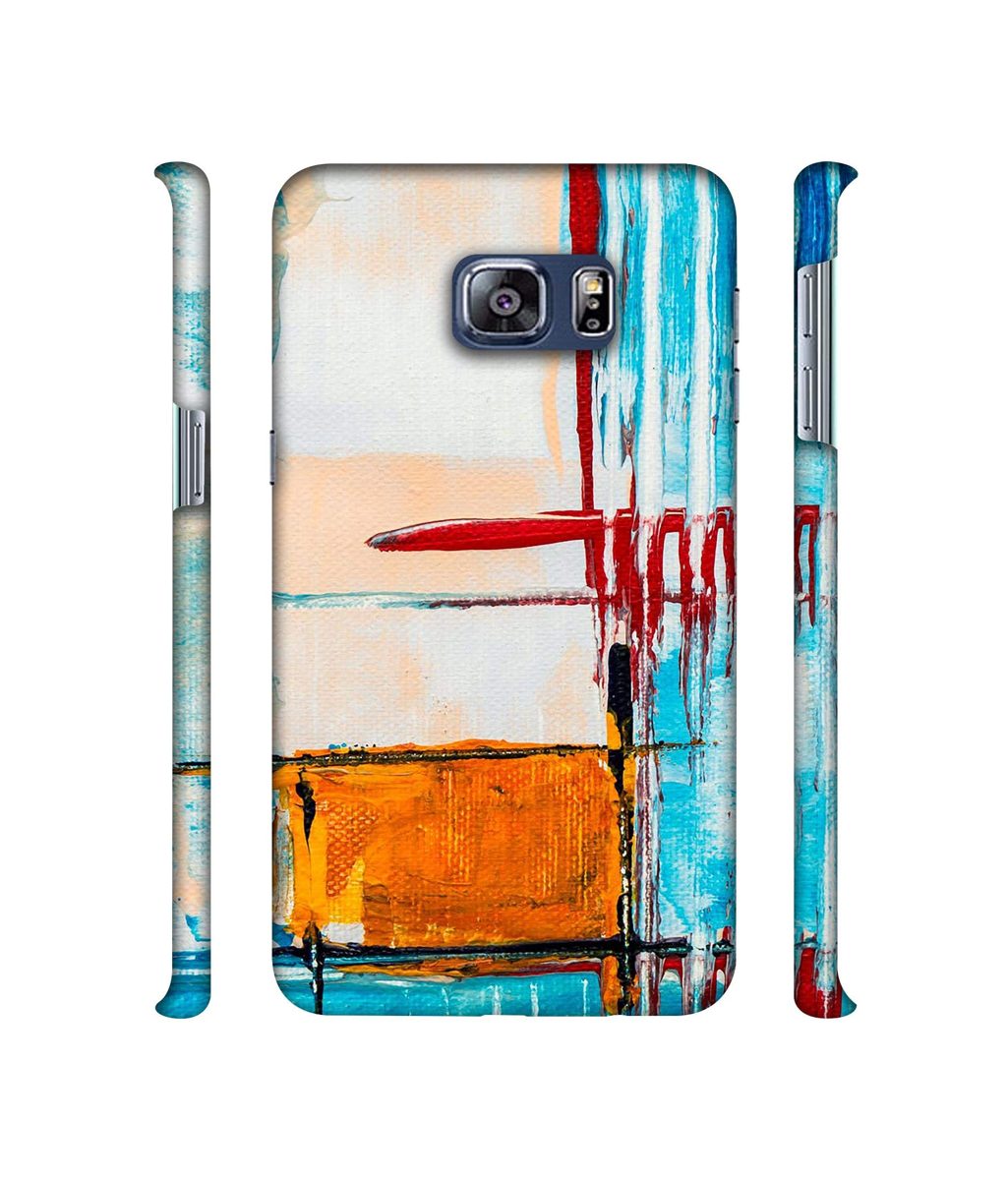 Amazon Brand - Solimo Designer Glass Paint 3D Printed Hard Back Case Mobile Cover for Samsung Galaxy S6 Edge Plus