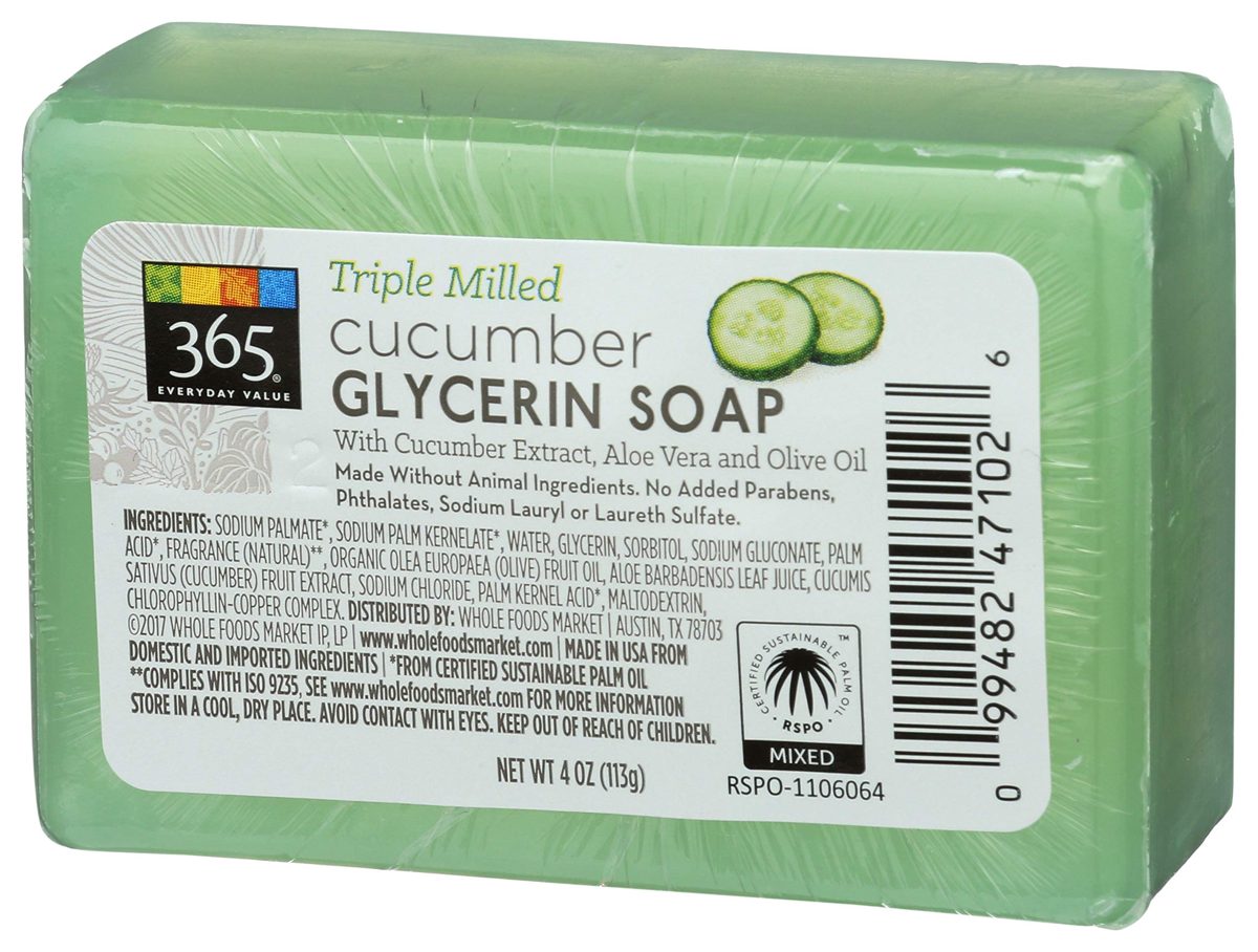 365 EVERYDAY VALUE Cucumber Glycerin Soap, 4 OZ