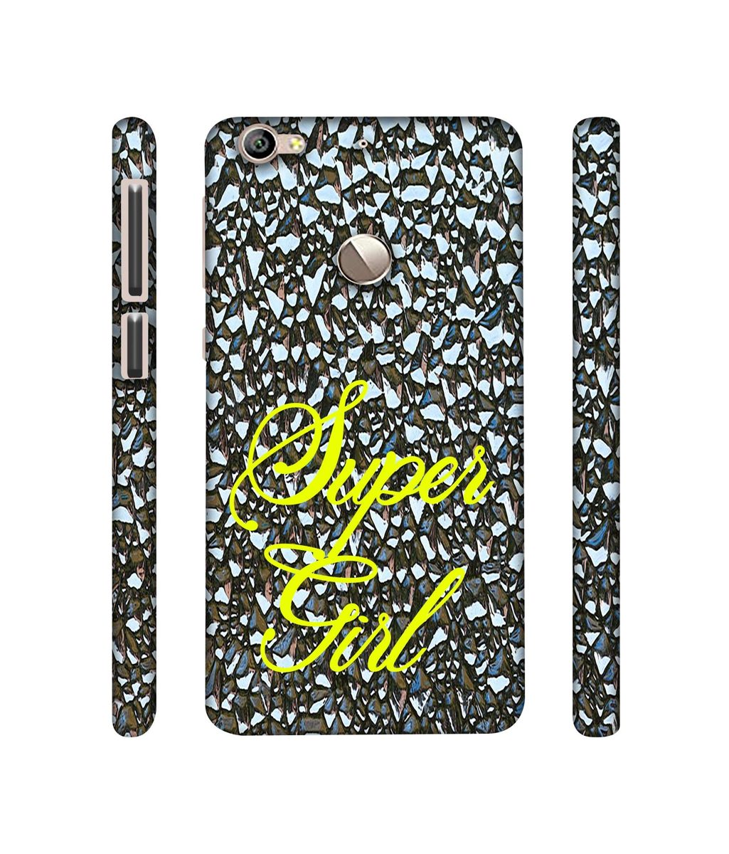 Amazon Brand - Solimo Designer Super Girl On Foil 3D Printed Hard Back Case Mobile Cover for LeTV Le 1s