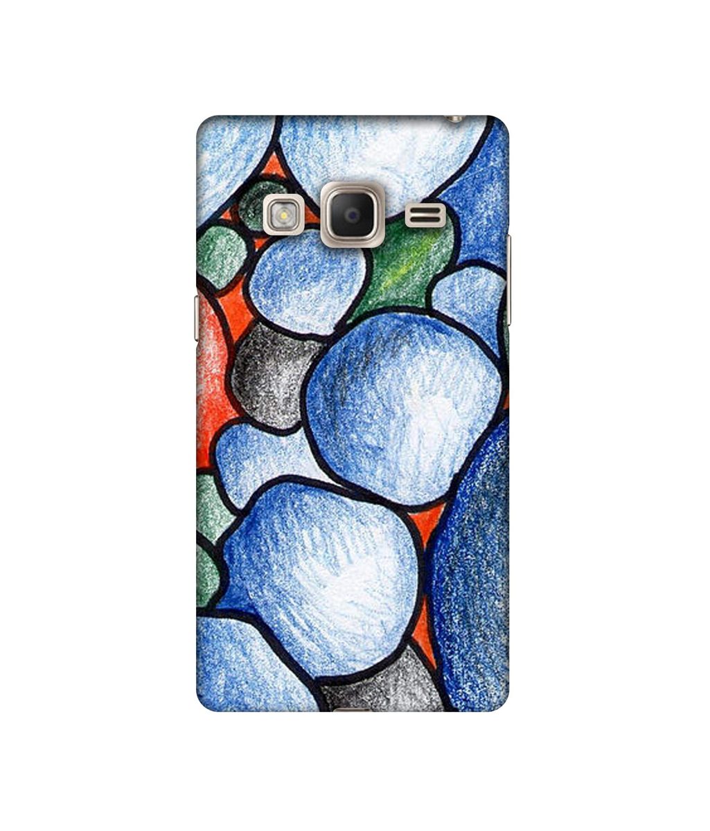Amazon Brand - Solimo Designer Pebbles Drawing 3D Printed Hard Back Case Mobile Cover for Samsung Z3