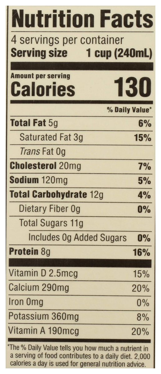 365 Everyday Value, Organic Fat Reduced Milk, 32 Ounce (Packaging May Vary)