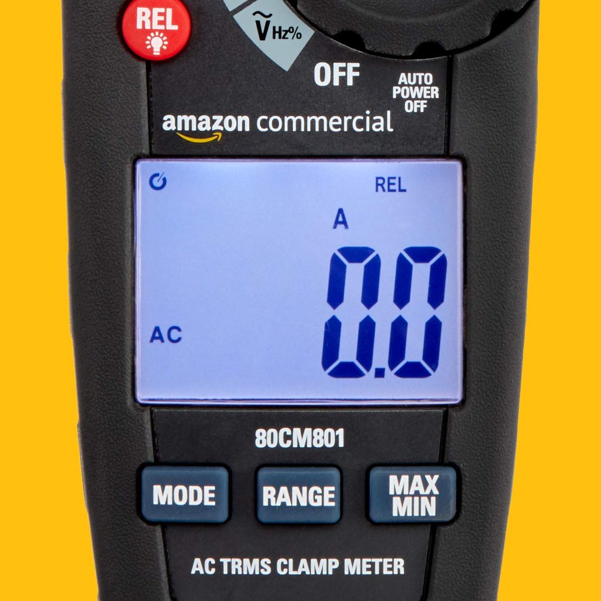 AmazonCommercial 1000A AC Clamp Meter, True RMS, NCV, Flashlight, 4000 Count (Renewed)