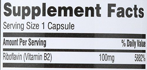 365 Everyday Value, Vitamin B2 100mg, 100 ct