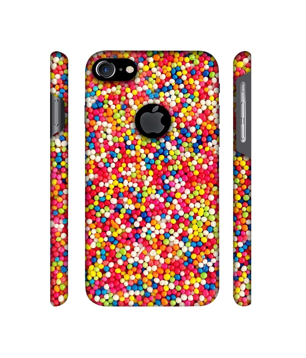Amazon Brand - Solimo Designer Multicolor Bin 3D Printed Hard Back Case Mobile Cover for Apple iPhone 7 (with Logo Cut)